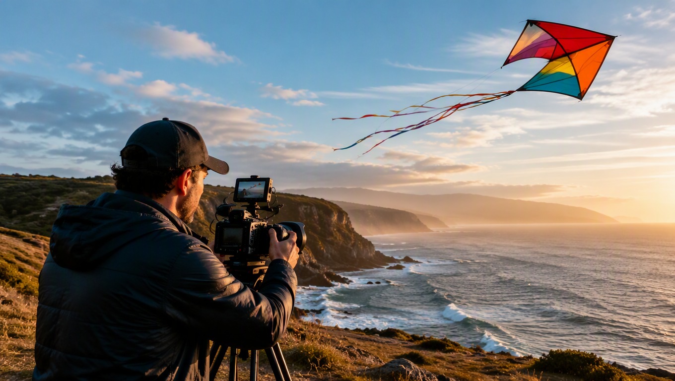 Cinematographer capturing a motion-ready subject for image-to-video generation