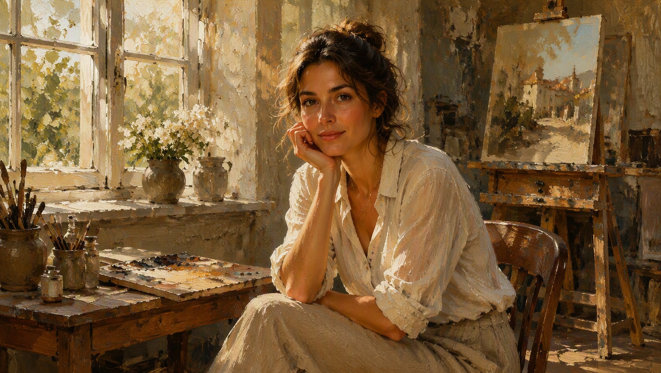 Photo to Painting example