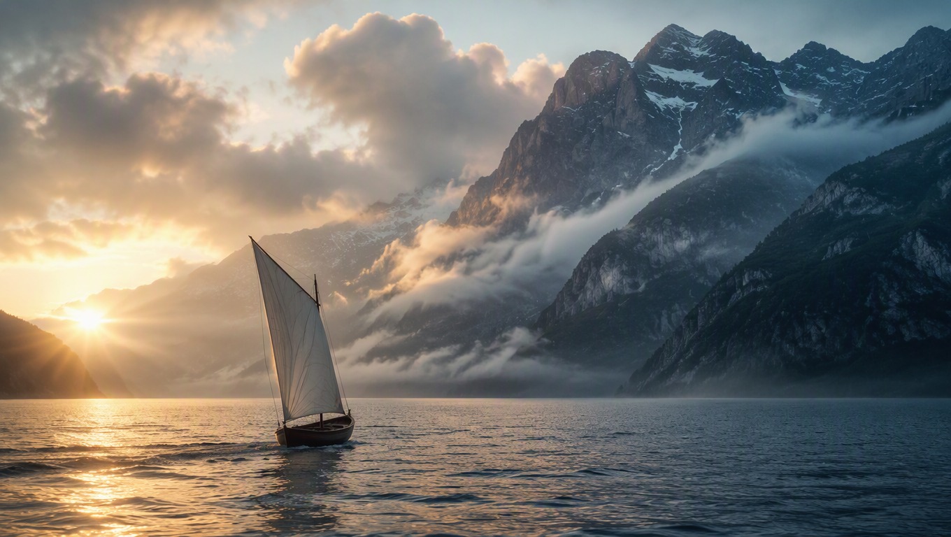 Atmospheric cinematic scene representing reference-driven generation